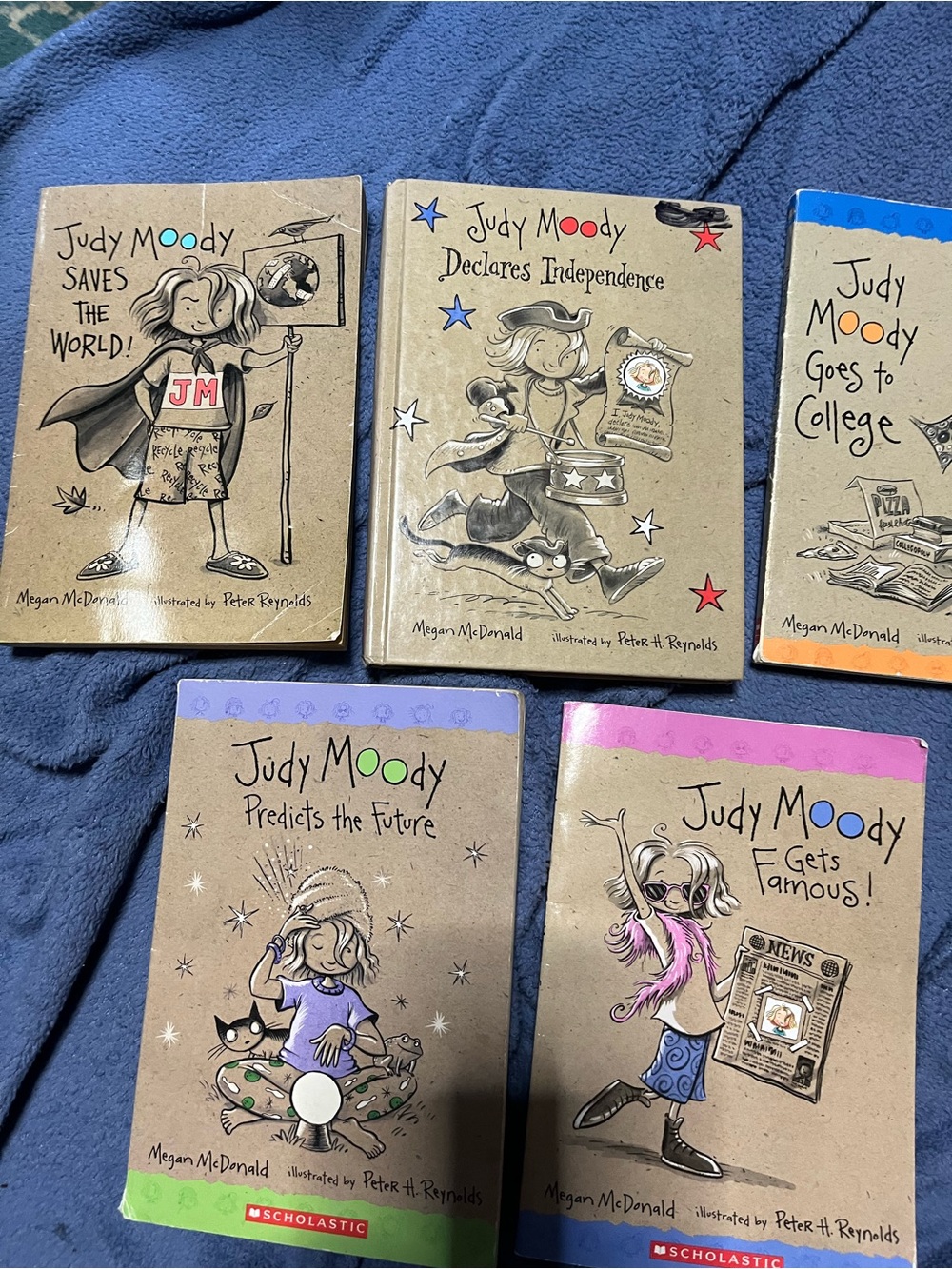 Judy Moody Book Bundle 5 Books Price reflects Condition less than ideal